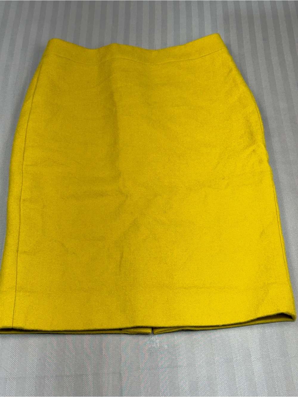 J.Crew No. 2 Spicy Gold Wool Pencil Skirt 00 Career Statement Style